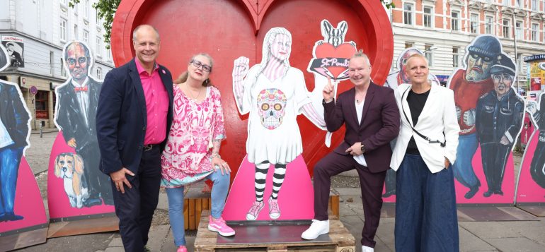 Neue Artwalk Figur auf dem Kiez